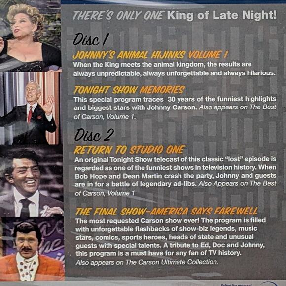 The Best of The Tonight Show Starring Johnny Carson: King of Late Night DVD Set - Picture 4 of 4